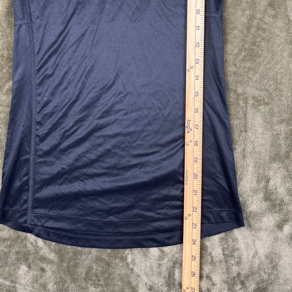Nike Dri-FIT Running Shirt Womens XS Navy Blue Short Sleeve Athletic Top - Picture 9 of 10